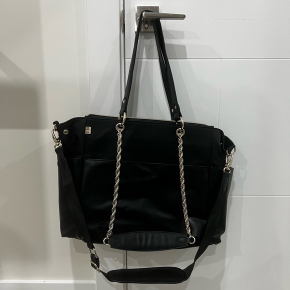 BEIS, The Diaper Bag in Black, like NEW, missing stroller straps. - Picture 2 of 6